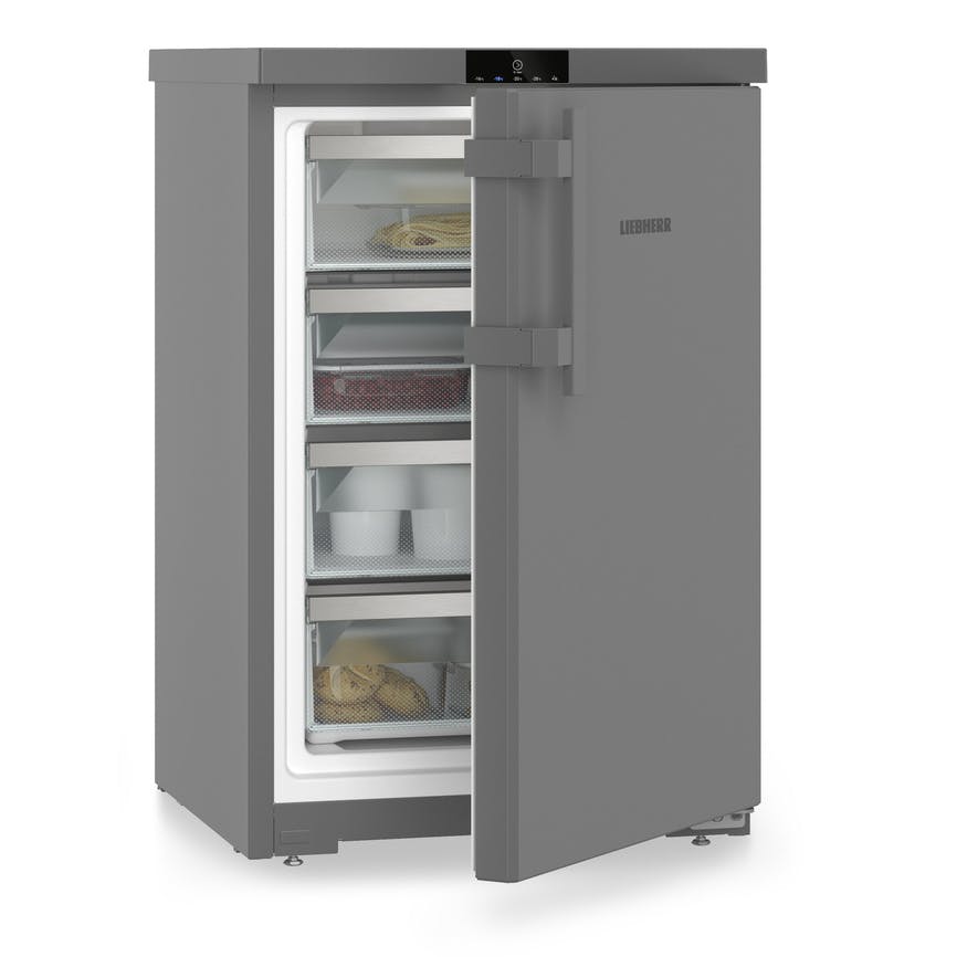 Liebherr FDGD1404 85cm High Undercounter Freezer in Dark Grey 55cm