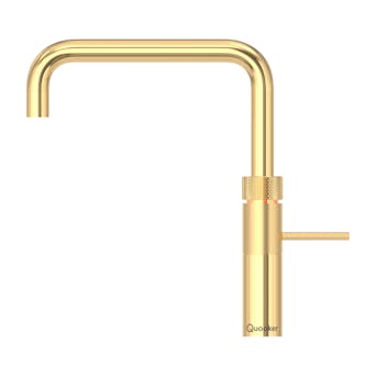 Quooker FNSGLD Fusion Square Spout Boiling Water Tap in Gold