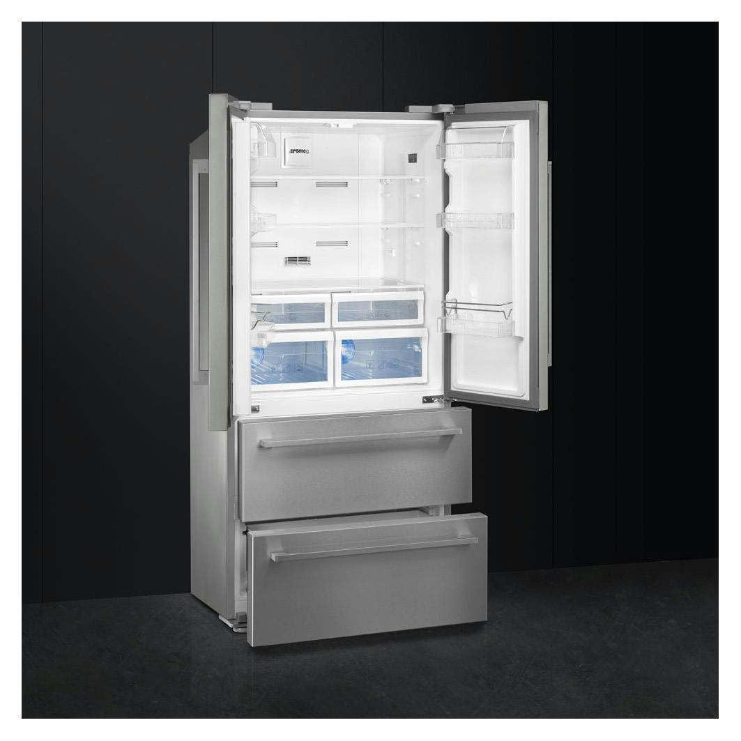 Smeg FQ55FX1 American Frost Free Fridge Freezer in Stainless Steel