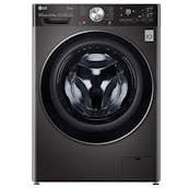 LG FWV1128BTSA Washer Dryer in Black Steel 1400rpm 12kg/8kg E Rated