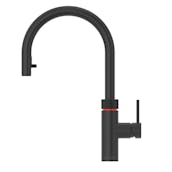 Quooker FXRBLK Flex Round Spout Boiling Water Tap with Flexible Pull O
