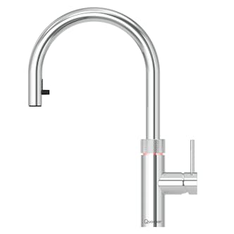 Quooker FXRCHR Flex Round Spout Boiling Water Tap with Flexible Pull O