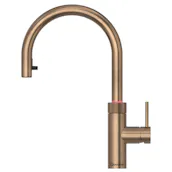 Quooker FXRPTB Flex Round Spout Boiling Water Tap with Flexible Pull O