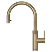 Quooker FXRPTN Flex Round Spout Boiling Water Tap with Flexible Pull O