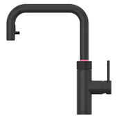 Quooker FXSBLK Flex Square Spout Boiling Water Tap with Flexible Pull