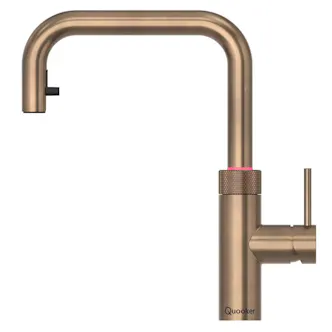 Quooker FXSPTN Flex Square Spout Boiling Water Tap with Flexible Pull