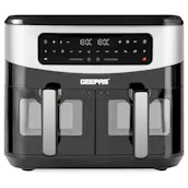 Geepas GAF37525 9L XL Dual Zone Digital Air Fryer with Visual Window -