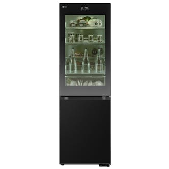 LG GBG7190CEV InstaView 186cm High 60/40 Frost Free Fridge Freezer in