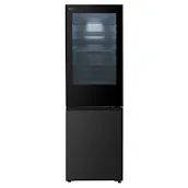 LG GBGS514CEV InstaView 186cm High 60/40 Frost Free Fridge Freezer in