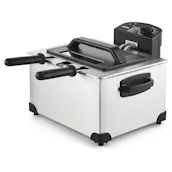 Geepas GDF36017UK 5L Electric Deep Fat Fryer with Triple Baskets - Stainl