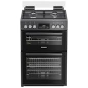 Blomberg GGRN655N 60cm Double Oven Gas Cooker in Anthracite 72/32 Litre