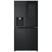 LG GMG860EPBE InstaView American Fridge Freezer in Matte Black with I