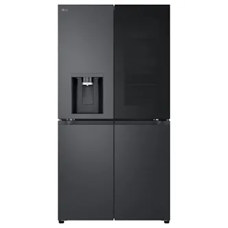 LG GMK960EV2E InstaView American Fridge Freezer in Essence Black Stee