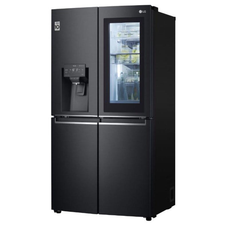 Lg Gmx945mc9f Instaview American Frost Free Fridge Freezer Black I W