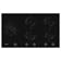 Whirlpool GOWL958NB 90cm 5 Burner Gas Hob in Black Glass 5kW Wok Burner