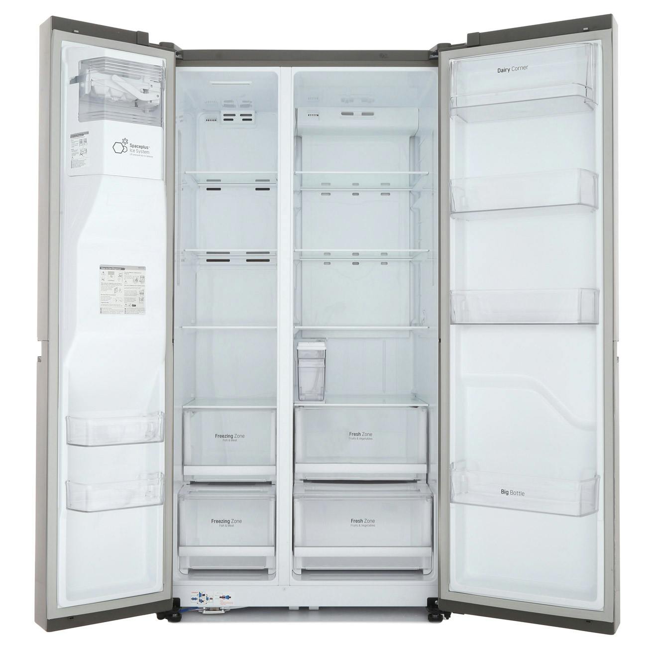 lg fridge freezer gsl761pzxv