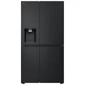 LG GSLE81EPBC American Fridge Freezer in Black Steel with Ice & Water