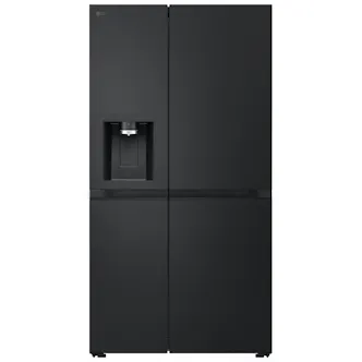 LG GSLE81EPBC American Fridge Freezer in Black Steel with Ice & Water