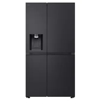 LG GSLE91EVAB InstaView American Fridge Freezer in Essence Black Stee