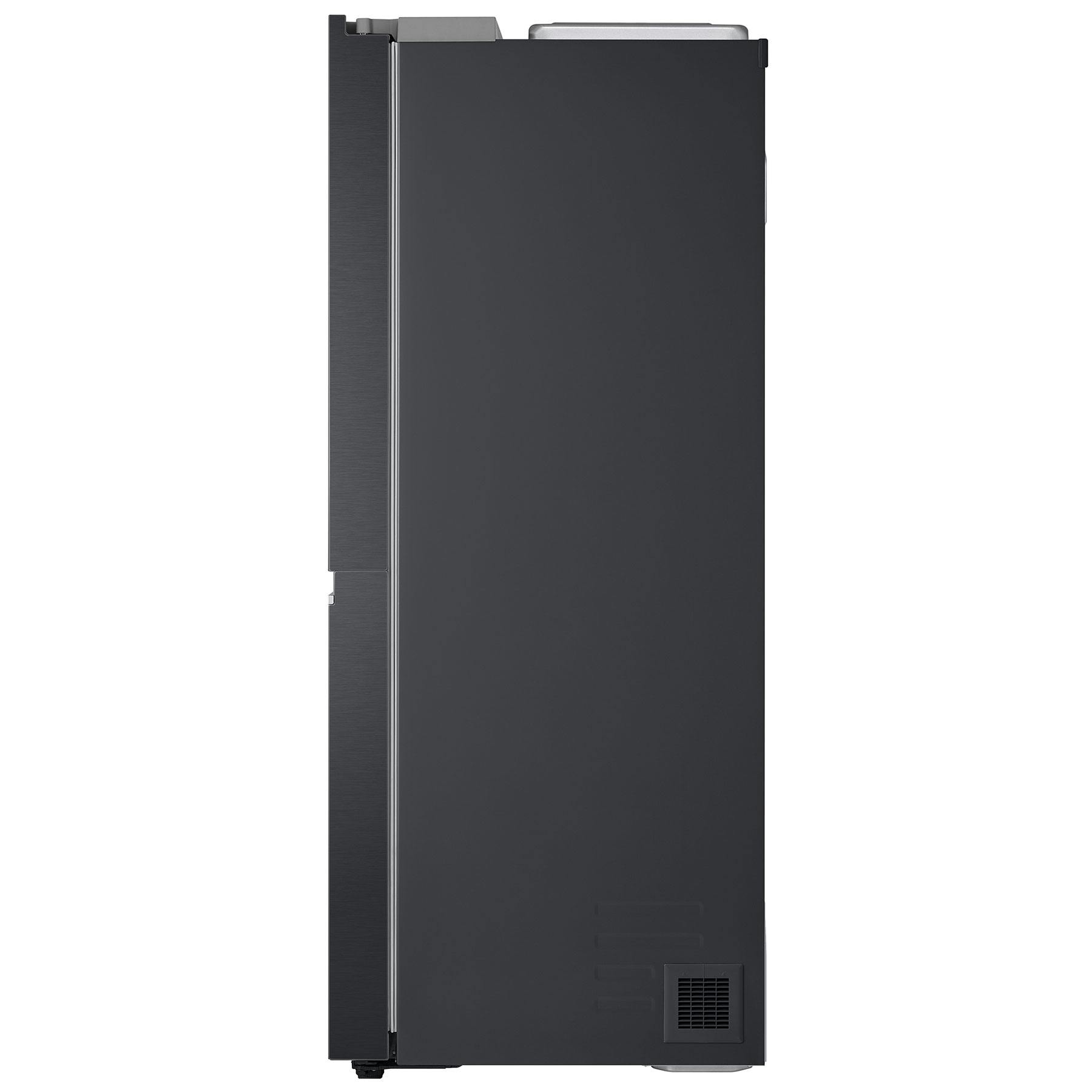 LG GSLV71MCTD American Fridge Freezer in Matt Black with Ice