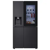 LG GSXE80EVBE InstaView American Fridge Freezer in Essence Black Stee