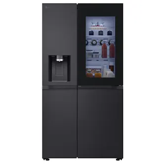 LG GSXE80EVBE InstaView American Fridge Freezer in Essence Black Stee