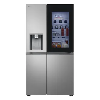 LG GSXE81PYBE InstaView American Fridge Freezer in Prime Silver with