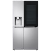 LG GSXE90BSAD InstaView American Fridge Freezer in Brushed Steel with