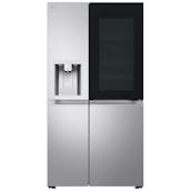 LG GSXE90BSDD InstaView American Fridge Freezer in Brushed Steel with