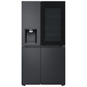 LG GSXE90EVAD InstaView American Fridge Freezer in Essence Black with