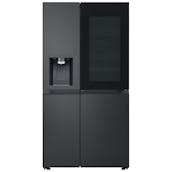 LG GSXE90EVDD InstaView American Fridge Freezer in Black Steel with I