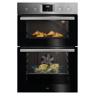 AEG GU5CP20M Built-In Electric Double Oven in Stainless Steel
