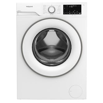 Hotpoint H101ANTISTA 10kg 1400 Spin Washing Machine in White A Rated Pet Hai