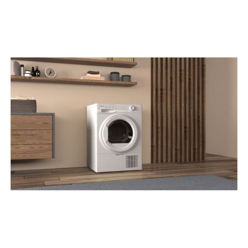 Hotpoint H2D81WUK 8kg Condenser Dryer In White B Rated Reverse