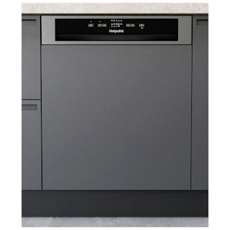 Hotpoint H3BL626XUK 60cm Semi-Integrated Dishwasher 14 Place E Rated
