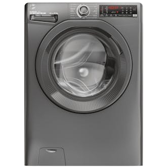 Hoover H3WPS4106TRR H-Wash 350 10kg 1400 Spin Washing Machine in Graphite A