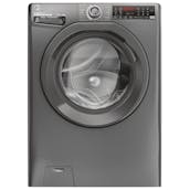 Hoover H3WPS486TMRR H-Wash 350 8kg 1400 Spin Washing Machine in Graphite A