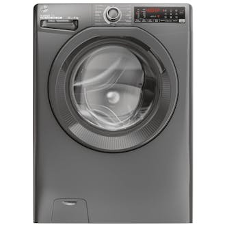 Hoover H3WPS486TMRR H-Wash 350 8kg 1400 Spin Washing Machine in Graphite A