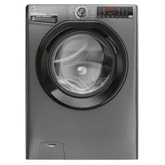 Hoover H3WPS496TAM H-Wash 350 9kg 1400 Spin Washing Machine in Graphite A