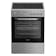 Indesit H6V5KMXUK 60cm Single Oven Electric Cooker in White 4 Zone Cerami