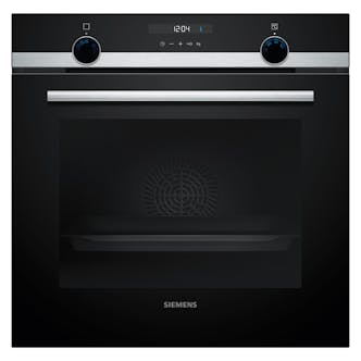Siemens HB537GBS3B iQ500 Built-In Electric Single Oven in Black with Stain