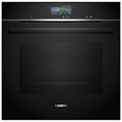 Siemens HB776G1B1B iQ700 Built-In Electric Single Oven in Black 71L