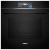 Siemens HB778G3B1B iQ700 Built-In Electric Single Oven in Black 71L