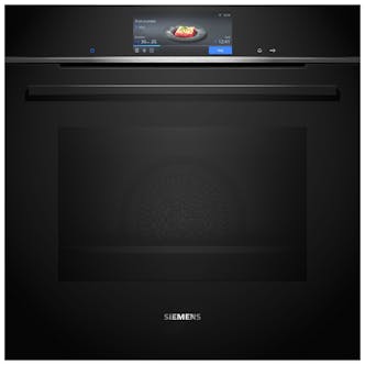 Siemens HB778G3B1B iQ700 Built-In Electric Single Oven in Black 71L