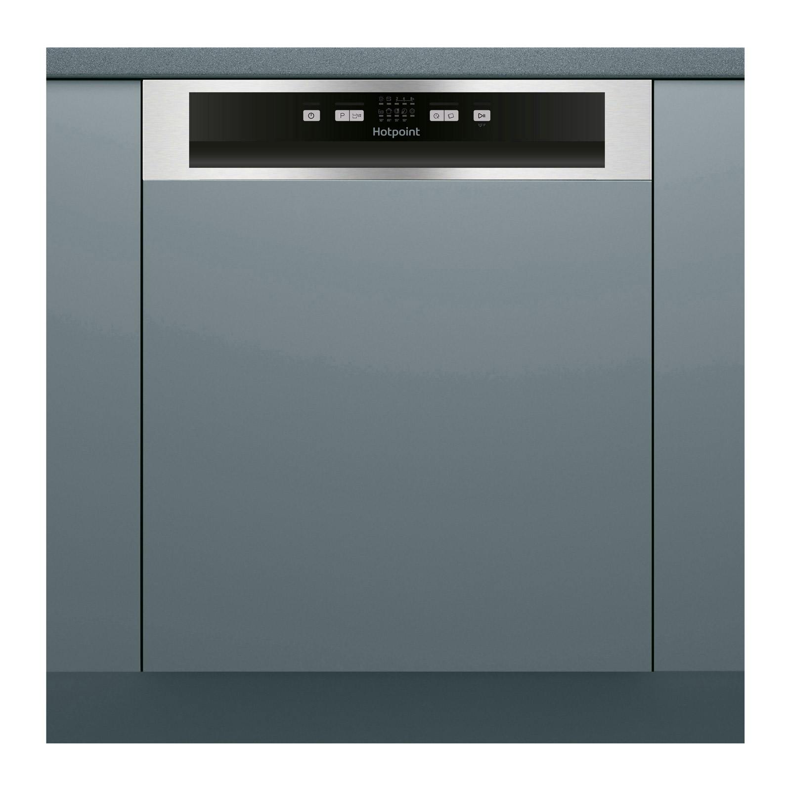 Semi integrated hot sale slimline dishwasher