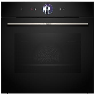 Bosch HBG7764B1B Series 8 Built-In Electric Pyrolytic Oven Black 71L H/C