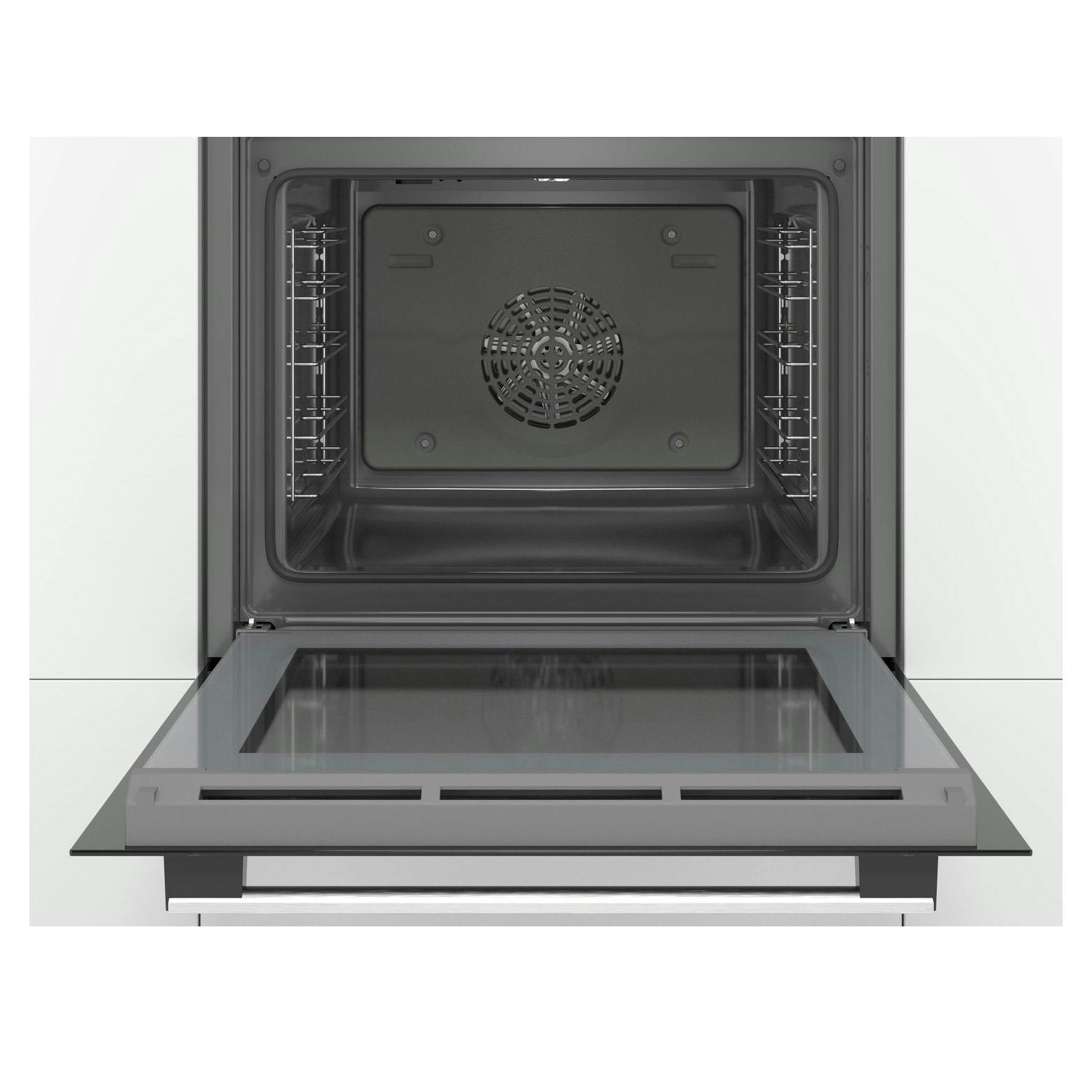 Bosch HBS534BS0B Serie 4 Single EcoClean Multifunction Oven In Br/Steel