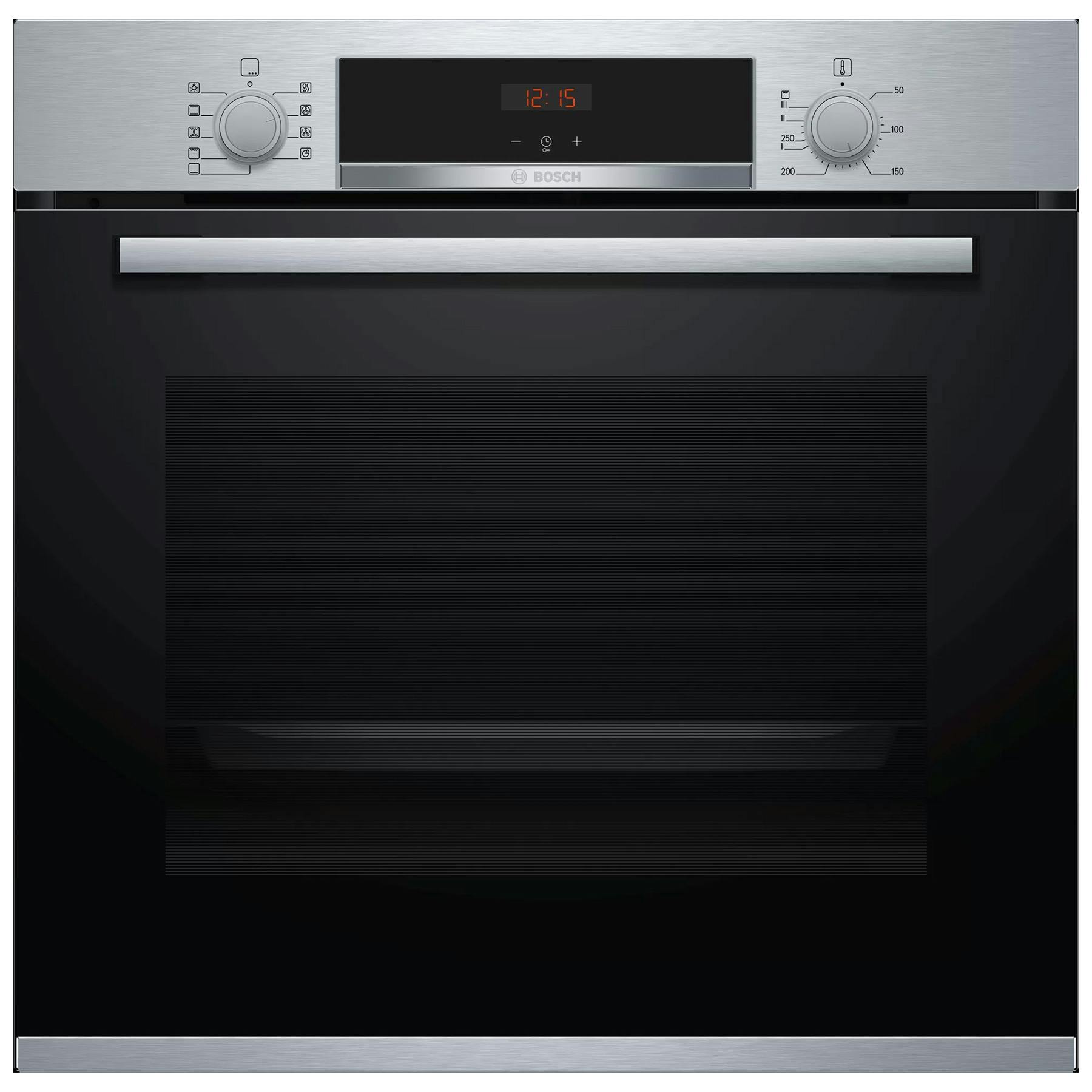 Bosch HBS534BS0B Series 4 Built-In Electric Single Oven In Br/Steel 71L