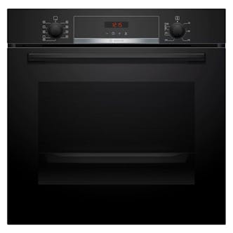 Bosch HBS573BB0B Series 4 Built-In Electric Pyrolytic Oven in Black 71L