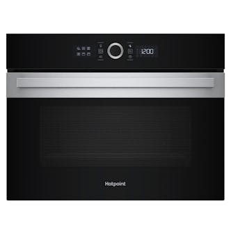 Hotpoint HCC58HMSXA Built-In Electric Pyrolytic Compact Single Oven in Stai